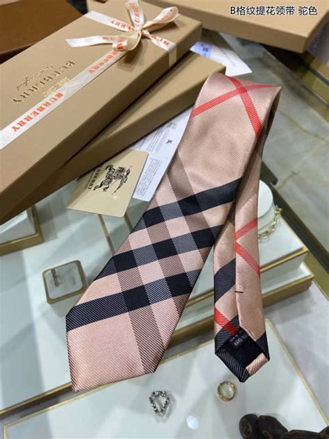 real burberry neckties